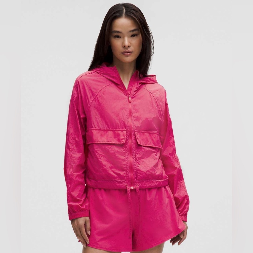 Lululemon Hood-Lite Relaxed-Fit Jacket
Raspberry Coulis size large hooded